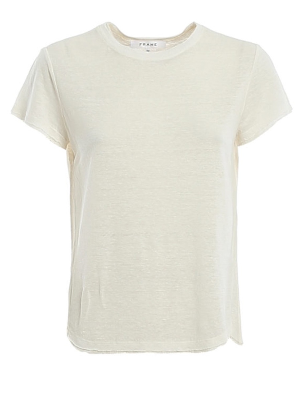 FRAME Melange Linen T—Shirt